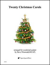 Twenty Christmas Carols Woodwind Quintet cover